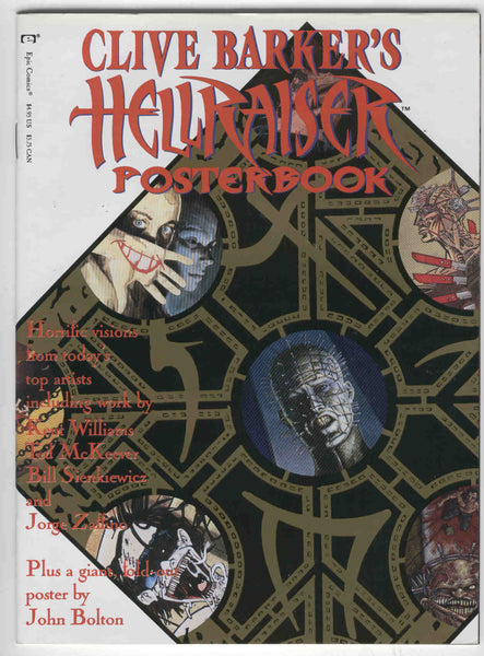 Clive Barker's Hellraiser Posterbook Mature Readers 1991 VFNM