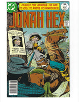 Jonah Hex #3 Framed For Murder! Bronze Age Western FN