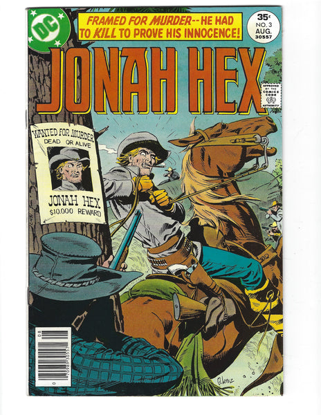 Jonah Hex #3 Framed For Murder! Bronze Age Western FN