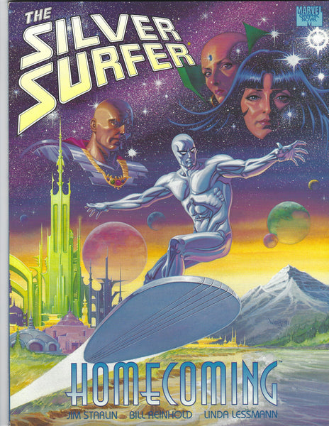 Marvel Graphic Novel Silver Surfer Homecoming Softcover HTF VF