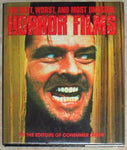 The Best, Worst, And Most Unusual Horror Films Hard Cover w/ DJ HTF First Printing VG