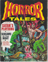 Horror Tales #7 Satan's Plaything! Eerie Publications HTF Silver Age Horror Magazine! FN