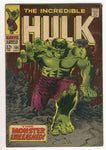 Incredible Hulk #105 This Monster Unleashed Silver Age Key VG