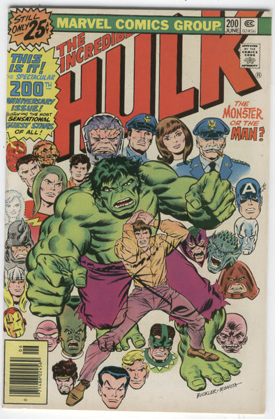 Incredible Hulk #200 The Monster Or The Man? Bronze Age Key FVF