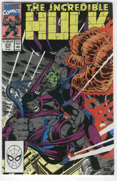 Incredible Hulk #375 The Super Skrull! Keown Art VF