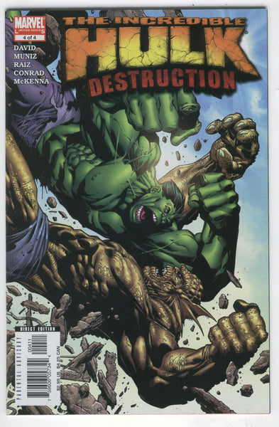 Incredible Hulk Destruction #4 Showdown With The Abomination! VFNM