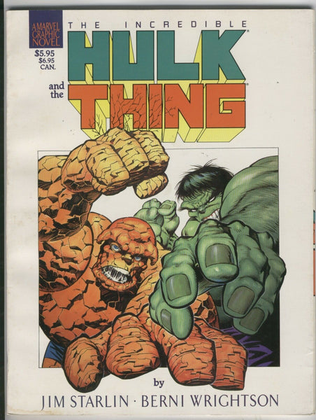 Marvel Graphic Novel Hulk Thing; The Big Change Starlin Wrightson FN