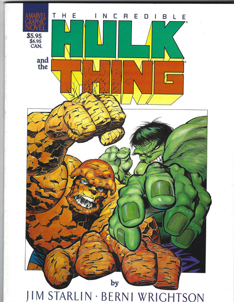 Marvel Graphic Novel Hulk Thing; The Big Change Starlin Wrightson VFNM WOW!