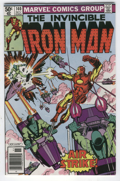 Iron Man #140 Air Strike! Layton Art News Stand Variant FVF
