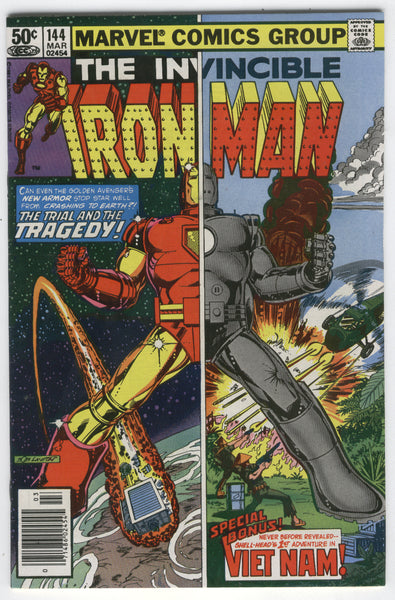 Iron Man #144 Trial And Tragedy! News Stand Variant! FVF