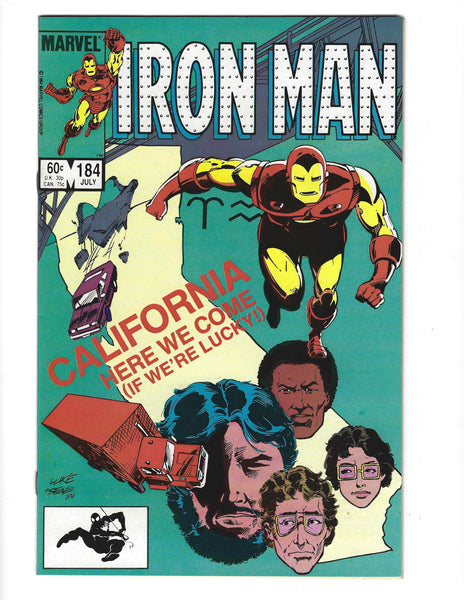Iron Man #184 Going To California! VF