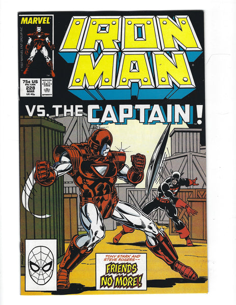 Iron Man #228 vs. The Captain! VFNM