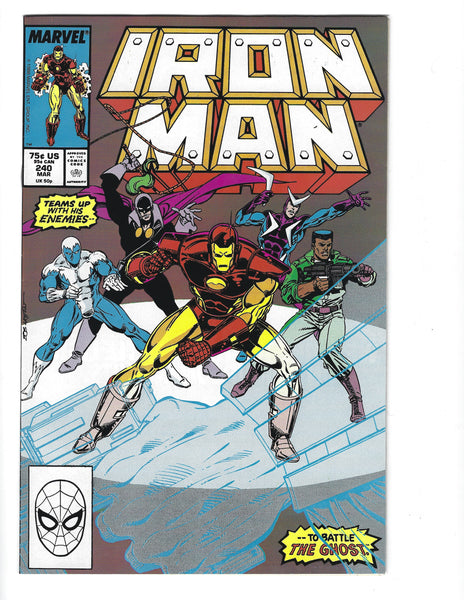 Iron Man #240 Blacklash! Captain Cold! Boomerang! VF