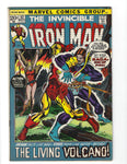 Iron Man #52 Raga, Son Of Fire! Bronze Age Window Box Cover FN