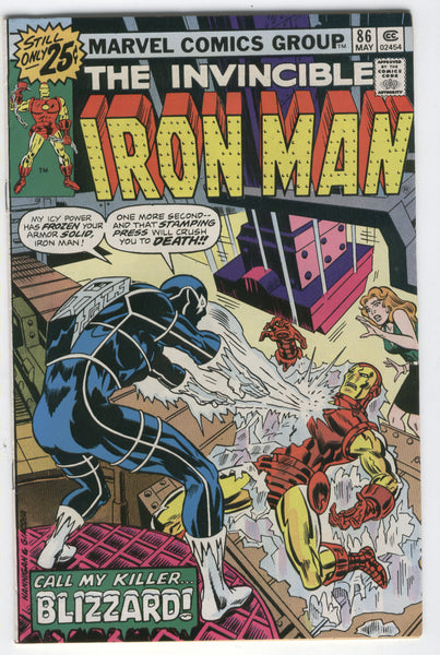 Iron Man #86 Call My Killer Blizzard! Bronze Age Classic VGFN