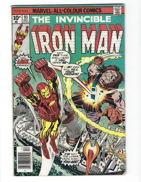 Iron Man #93 Pence Variant Bronze Age VG