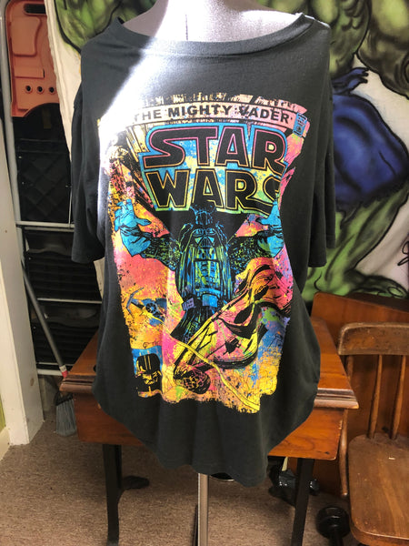 Retro Star Wars Marvel Comics Darth Vader T-shirt LG  Good Used Condition