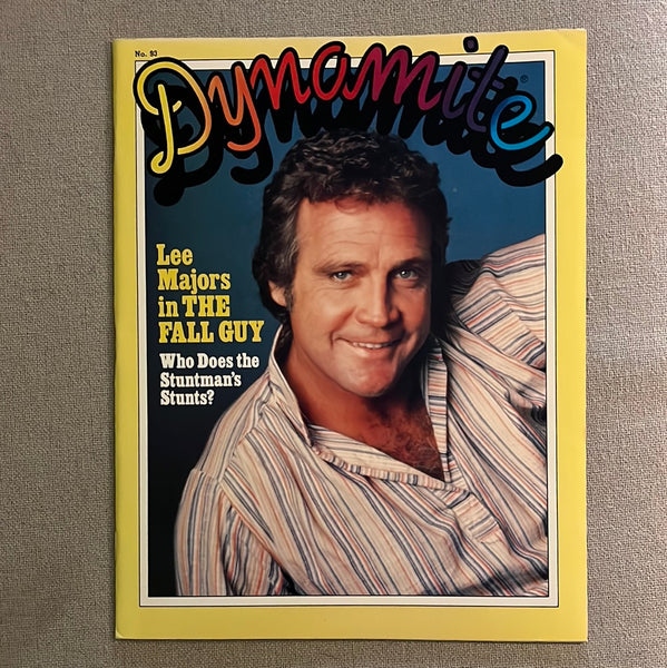 Dynamite Magazine #93 Lee Majors Stu Thomsen VFNM