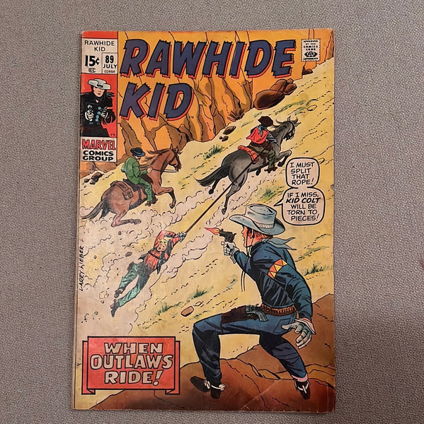Rawhide Kid #89 When Outlaws Ride! VG