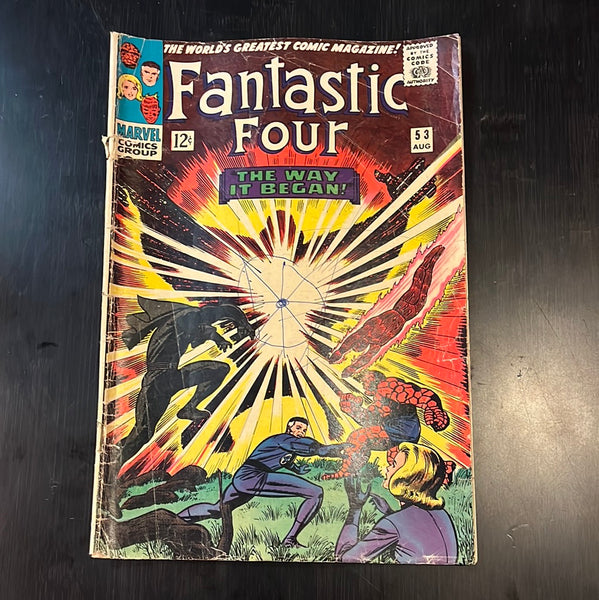 Fantastic Four #53 Second Appearance of The Black Panther! Silver Age Key GD
