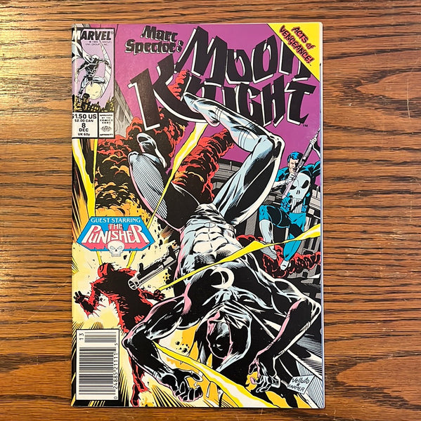 Marc Spector: Moon Knight #8 The Punisher! Newsstand Variant VFNM