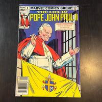 The Life Of Pope John Paul II #1 HTF News Stand Variant FN