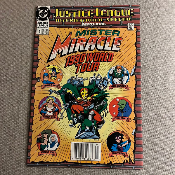 Justice League International Special #1 Newsstand Variant VFNM