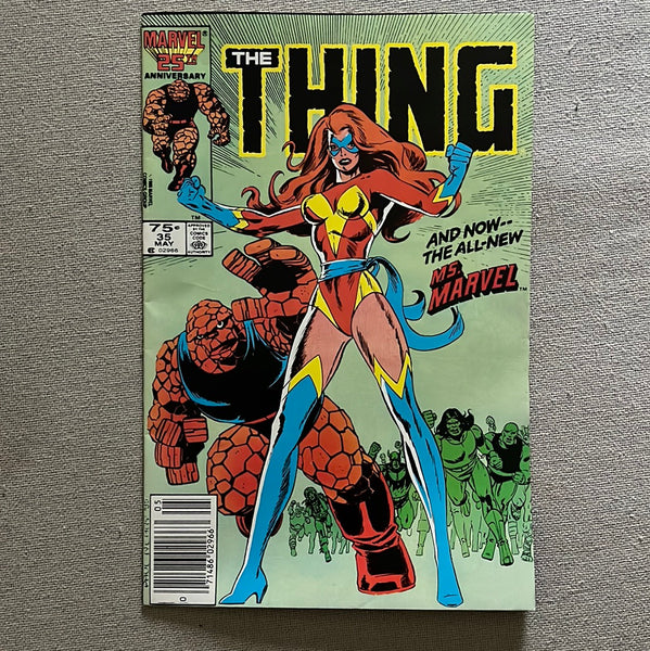 Thing #35 Newsstand 1st Sharon Ventura as Ms Marvel 1st new Power Broker FVF