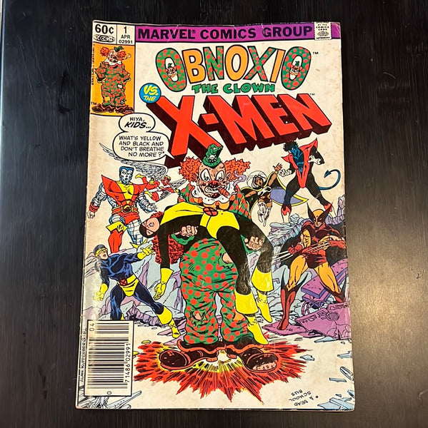 Obnoxio The Clown #1 vs The X-Men! Newsstand Variand VG