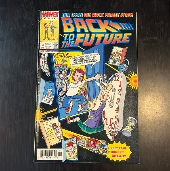 Back To The Future #3 Harvey Rare Newsstand Variant! FVF