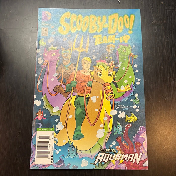 Scooby-Doo Team-Up #14 Aquaman! Rare Newsstand Variant VFNM