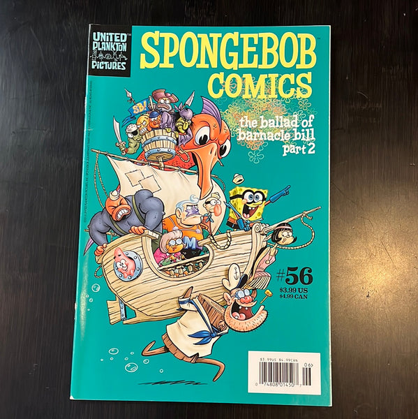 SpongeBob Comics #56 Rare Newsstand Variant VF