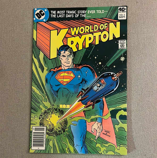 World of Krypton #3 The Last Days… Newsstand Variant VFNM