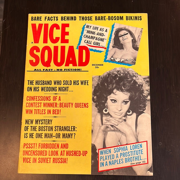 Vice Squad Magazine Vol 4 #5 The Boston Strangler! Rare 1964 FN