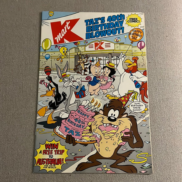 Taz’s 40th Birthday Blowout 1994 Kmart Warner Brothers Promo Comic Rare FN