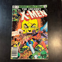 Uncanny X-Men #161 Origin Of Magneto! News Stand Variant!! GD