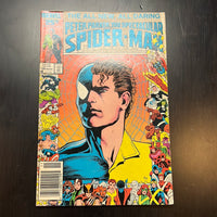 Spectacular Spider-Man #120 Newsstand Variant 25th Anniversary Cover HTF FN