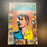 Spectacular Spider-Man #120 Newsstand Variant 25th Anniversary Cover HTF FN