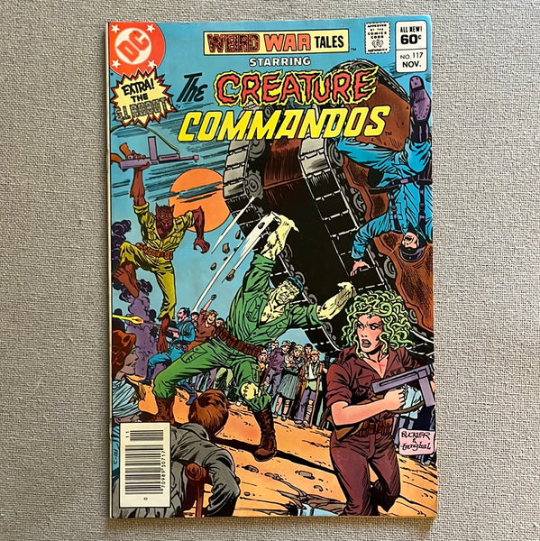 Weird War Tales #117 The Creature Commandos! Newsstand Variant