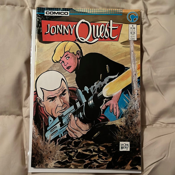 Jonny Quest #1 Comico Doug Wildey Art HTF FN