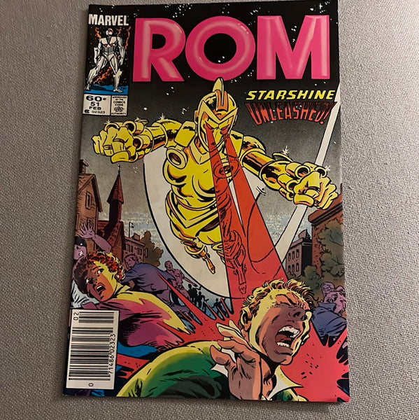 ROM Spaceknight #51 Newsstand Variant FN