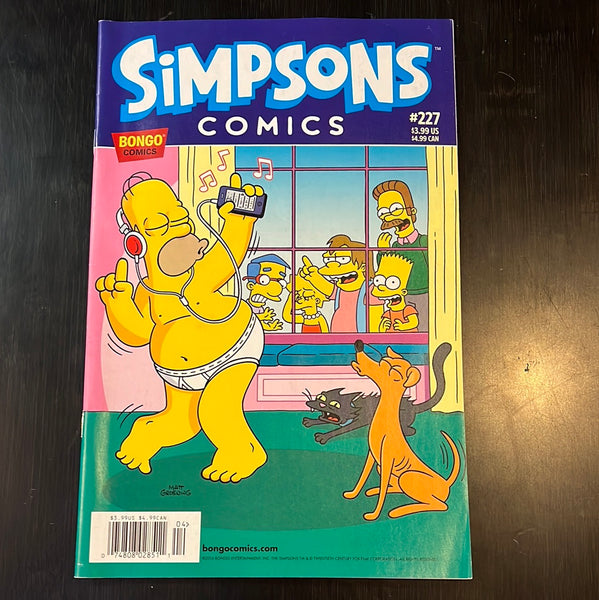 Simpsons Comics #227 Rare Newsstand Variant VF