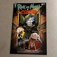 Rick and Morty VS Dungeons & Dragons #3 IDW ONI HTF