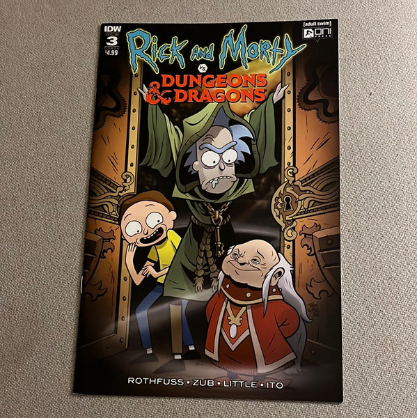 Rick and Morty VS Dungeons & Dragons #3 IDW ONI HTF