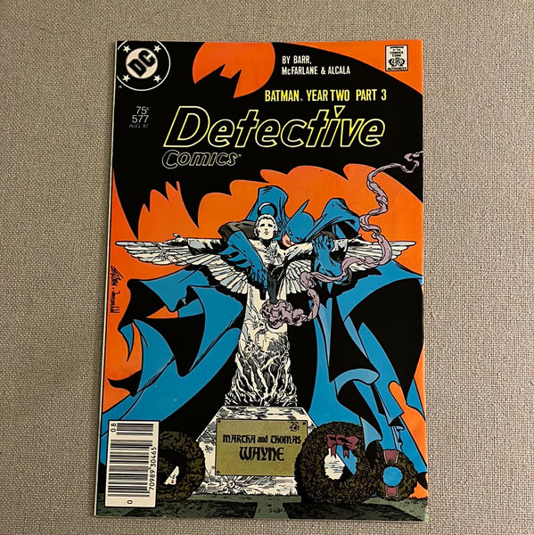Detective Comics #577 Year Two McFarlane Art Newsstand Variant FN