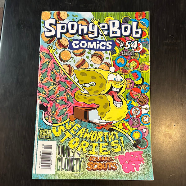 SpongeBob Comics #54 Rare Newsstand Variant FVF