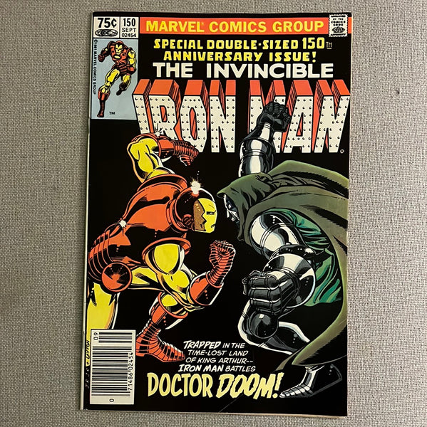 Iron Man #150 Key Dr Doom Battle! Newsstand Variant FVF