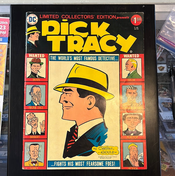 DC Limited Collector's Edition #C-40 Dick Tracy Treasury Bronze Age HTF FN