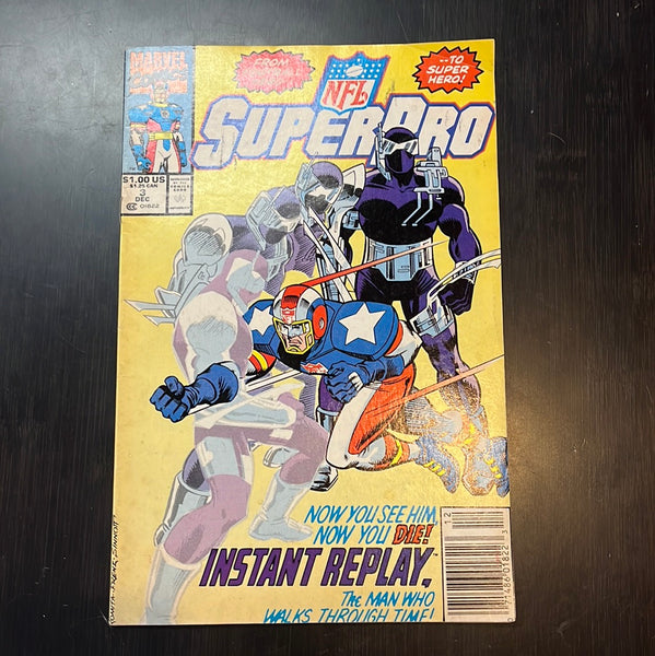 NFL SuperPro #3 Newsstand Variant FN