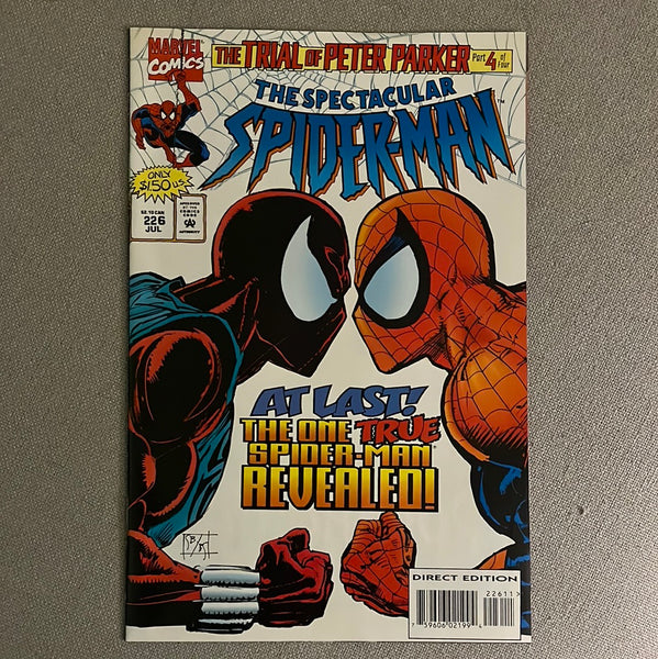 Spectacular Spider-Man #226 The Trial of Peter Parker! VFNM